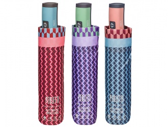 21810<br>Ombrello donna mini a/c 54/8 light geometrico Technology<br>