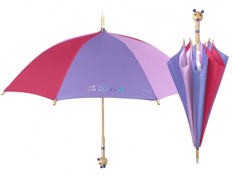 15554<br>Parapluie canne manuel 42 cm poignée forme d'ours Cool Kids<br>