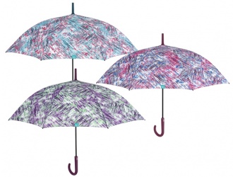 26178<br>Umbrella stick lady automatic  61/8 shaded Scottish Perletti<br>