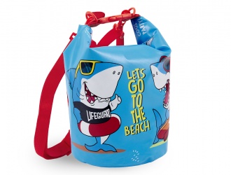 14127<br>Sacca da spiaggia impermeabile 5 litri squalo<br>