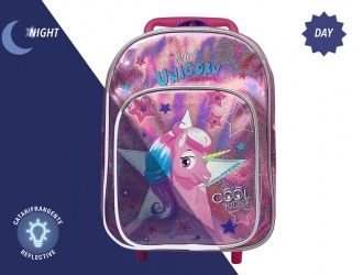 14116<br>Backpack unicorn with detachable trolley<br>