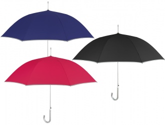 21724<br>Parapluie canne femme aut 63/8 réfléch. bord PerlettiTechnol.<br>