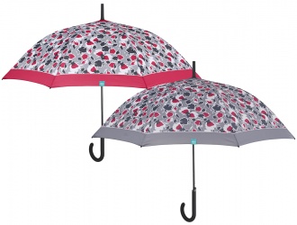 26306<br>Umbrella lady automatic 61/8 floral pattern Perletti<br>