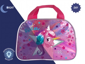 14119<br>Gym bag unicorn with reflective details<br>