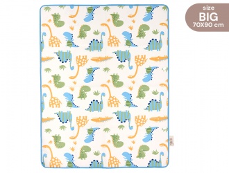 13170<br>Traversa letto imp. 70x90cm tema dinosauri<br>