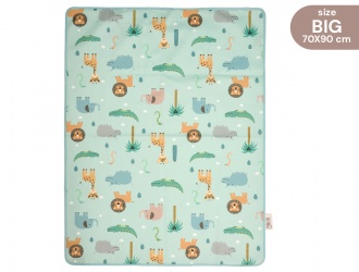 13172<br>Traversa letto imp. 70x90cm tema zoo<br>