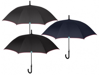 26216<br>Umbrella stick gent auto. 65/8 golf dark colours Perletti<br>